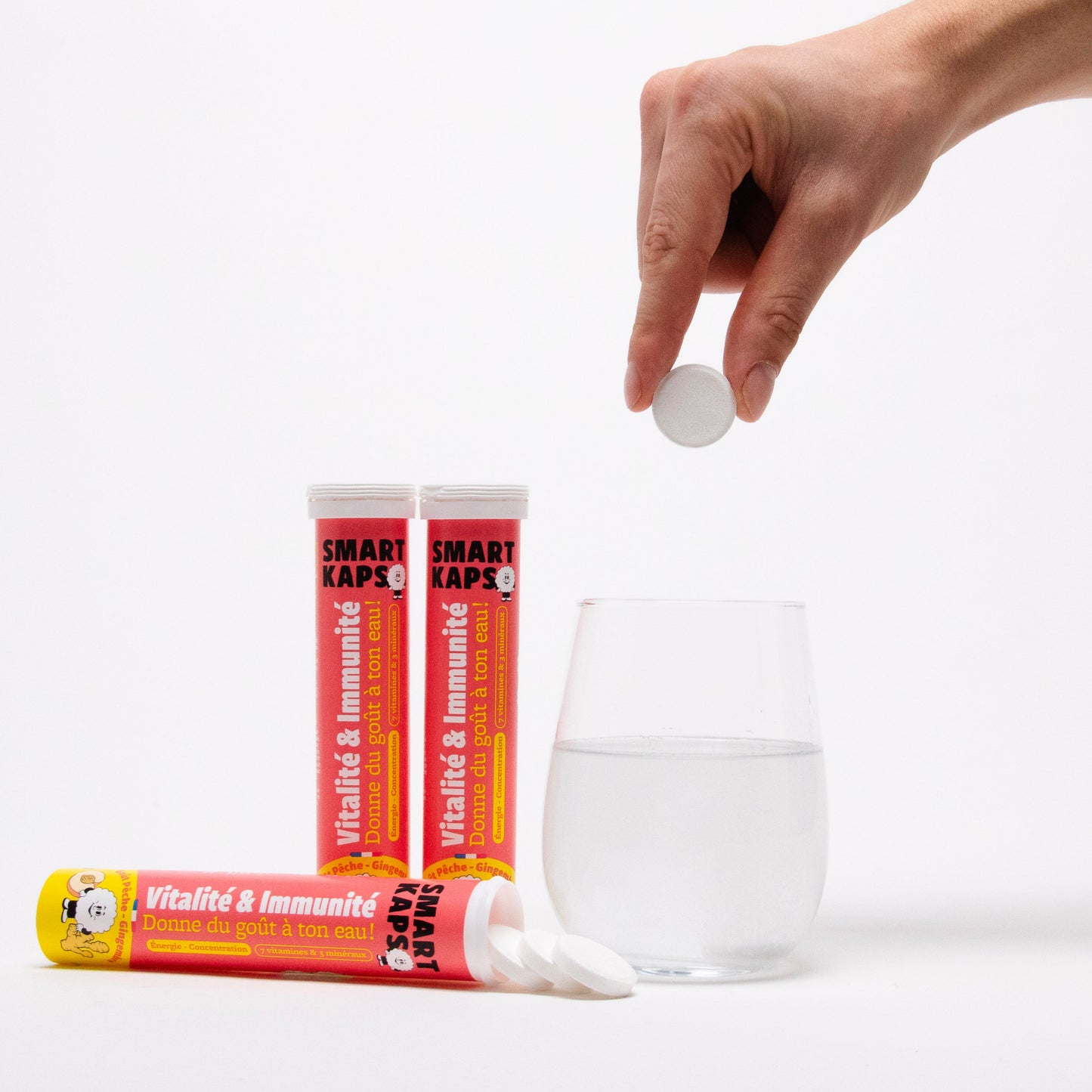 Pack "it's strong" 3 Smart Kaps boxes + 1 original 50cl Gobi x Smart Kaps bottle