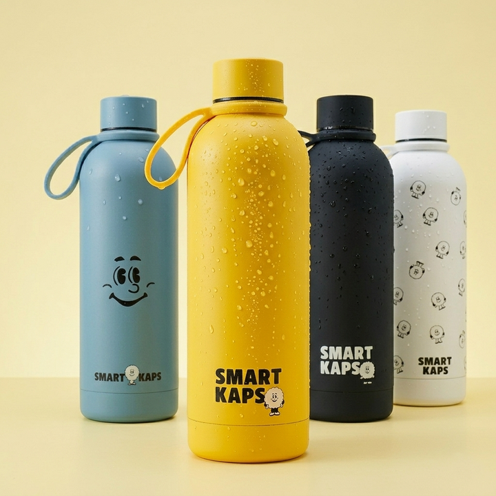 “Original” eco-designed ocean blue bottle 50cl Gobi x Smart Kaps