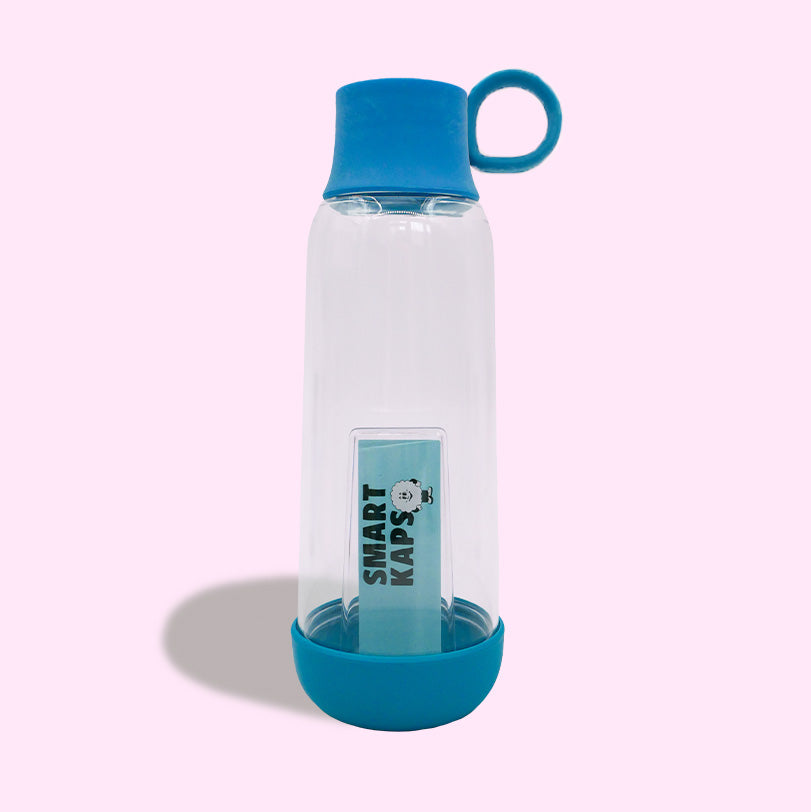 “Original” eco-designed ocean blue bottle 50cl Gobi x Smart Kaps